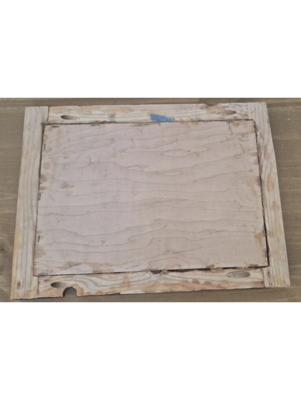 Vintage Rustic American Flag Distressed Wood Framed in Acrylic ~ Wall Art Decor